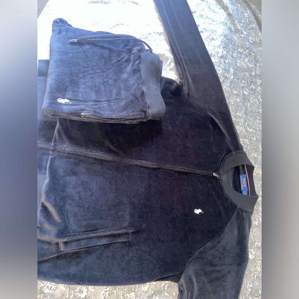 Polo Ralph Lauren Velour Jogger Sweatsuit